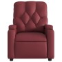 Electric reclining armchair in synthetic red wine leather by , Armchairs - Ref: Foro24-3204762, Price: 250,42 €, Discount: %
