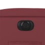 Sillón reclinable eléctrico de cuero sintético rojo tinto de , Sillones - Ref: Foro24-3204762, Precio: 250,31 €