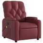 Reclining red faux leather massage armchair by , Armchairs - Ref: Foro24-3204769, Price: 262,19 €, Discount: %
