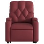 Reclining foot massage armchair in red dyed artificial leather by , Armchairs - Ref: Foro24-3204783, Price: 285,25 €, Discoun...