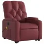 Elektrischer Aufsteh-Massagesessel aus Kunstleder in Weinrot. von , Sessel - Ref: Foro24-3204797, Preis: 316,80 €, Rabatt: %