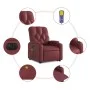 Elektrischer Aufsteh-Massagesessel aus Kunstleder in Weinrot. von , Sessel - Ref: Foro24-3204797, Preis: 316,80 €, Rabatt: %