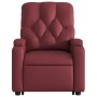 Elektrischer Aufsteh-Massagesessel aus Kunstleder in Weinrot. von , Sessel - Ref: Foro24-3204797, Preis: 327,98 €, Rabatt: %