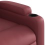 Elektrischer Aufsteh-Massagesessel aus Kunstleder in Weinrot. von , Sessel - Ref: Foro24-3204797, Preis: 327,98 €, Rabatt: %