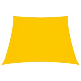 Toldo de vela tela oxford trapecio amarillo 2/4x3 m