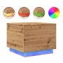 Artisan oak coffee table with LED lights 50x50x40 cm by , Coffee table - Ref: Foro24-857721, Price: 69,27 €, Discount: %