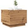 LED-Beistelltisch aus Eichenholzhandwerk 50x50x40 cm von , Couchtisch - Ref: Foro24-857721, Preis: 70,71 €, Rabatt: %