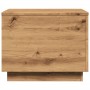 LED-Beistelltisch aus Eichenholzhandwerk 50x50x40 cm von , Couchtisch - Ref: Foro24-857721, Preis: 70,71 €, Rabatt: %
