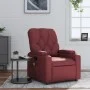 Sillón de masaje reclinable cuero sintético rojo tinto by , Armchairs - Ref: Foro24-372514, Price: 180,67 €, Discount: %