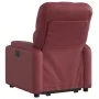 Sillón elevable eléctrico cuero artificial rojo tinto by , Armchairs - Ref: Foro24-3204790, Price: 333,95 €, Discount: %