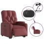 Sillón elevable eléctrico cuero artificial rojo tinto by , Armchairs - Ref: Foro24-3204790, Price: 333,95 €, Discount: %