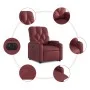 Sillón elevable eléctrico cuero artificial rojo tinto by , Armchairs - Ref: Foro24-3204790, Price: 333,95 €, Discount: %