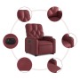 Sillón elevable eléctrico cuero artificial rojo tinto by , Armchairs - Ref: Foro24-3204790, Price: 320,64 €, Discount: %