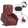 Sillón elevable eléctrico cuero artificial rojo tinto by , Armchairs - Ref: Foro24-3204790, Price: 333,95 €, Discount: %