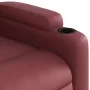 Sillón elevable eléctrico cuero artificial rojo tinto by , Armchairs - Ref: Foro24-3204790, Price: 333,95 €, Discount: %