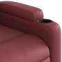 Sillón elevable eléctrico cuero artificial rojo tinto by , Armchairs - Ref: Foro24-3204790, Price: 320,64 €, Discount: %