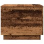 Mesa de centro con luces LED madera envejecida 50x50x40 cm by , Coffee table - Ref: Foro24-857720, Price: 58,62 €, Discount: %
