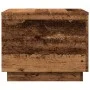 Mesa de centro con luces LED madera envejecida 50x50x40 cm by , Coffee table - Ref: Foro24-857720, Price: 57,72 €, Discount: %