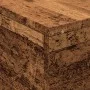 Mesa de centro con luces LED madera envejecida 50x50x40 cm by , Coffee table - Ref: Foro24-857720, Price: 57,72 €, Discount: %