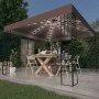 Garden gazebo tent with 3x3 m taupe LED light strip by , Tents and gazebos - Ref: Foro24-3070324, Price: 261,02 €, Discount: %
