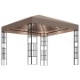 Gartenpavillon mit LED-Lichtleiste 3x3 m in Taupe-Farbe. von , Zelte und Pavillons - Ref: Foro24-3070324, Preis: 255,39 €, Ra...