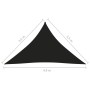 Toldo de vela triangular tela Oxford negro 3,5x3,5x4,9 m de vidaXL, Sombrillas - Ref: Foro24-135780, Precio: 32,43 €