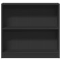 Schwarzes Sperrholzregal aus Holz 80x24x75 cm von , Bücherregale und Regale - Ref: Foro24-800892, Preis: 57,05 €, Rabatt: %