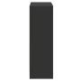 Estantería de madera contrachapada negro 80x24x75 cm de , Librerías y estanterías - Ref: Foro24-800892, Precio: 57,11 €, Desc...