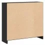Estantería de madera contrachapada negro 80x24x75 cm de , Librerías y estanterías - Ref: Foro24-800892, Precio: 57,11 €, Desc...
