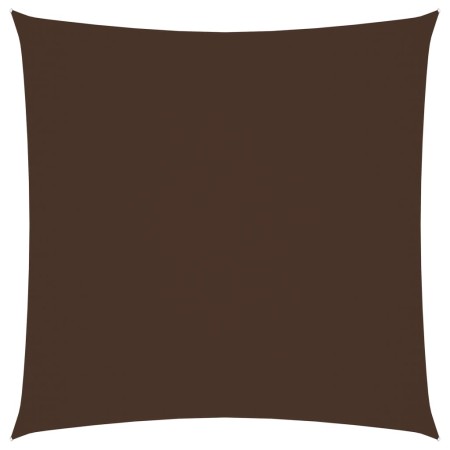 Square brown Oxford fabric sail shade 6x6 m by vidaXL, Umbrellas - Ref: Foro24-135802, Price: 106,23 €, Discount: %