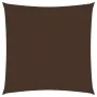 Toldo de vela cuadrado tela Oxford marrón 6x6 m de vidaXL, Sombrillas - Ref: Foro24-135802, Precio: 104,05 €, Descuento: %