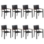 Neunteiliges Gartenspeiseset in Schwarz von , Gartensets - Ref: Foro24-3067902, Preis: 711,88 €, Rabatt: %