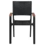 Neunteiliges Gartenspeiseset in Schwarz von , Gartensets - Ref: Foro24-3067902, Preis: 683,26 €, Rabatt: %