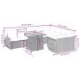 Gartensofa-Set mit 10-teiligen beigen Kissen aus synthetischem Rattan. von , Gartensets - Ref: Foro24-3272353, Preis: 815,71 ...