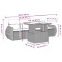 Garden sofa set with 5-piece synthetic rattan beige cushions by , Garden sets - Ref: Foro24-3268358, Price: 431,81 €, Discoun...