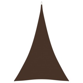 Toldo de vela triangular tela Oxford marrón 4x5x5 m de vidaXL, Sombrillas - Ref: Foro24-135839, Precio: 36,77 €, Descuento: %