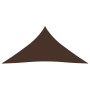 Toldo de vela triangular tela Oxford marrón 4x5x5 m de vidaXL, Sombrillas - Ref: Foro24-135839, Precio: 36,77 €, Descuento: %