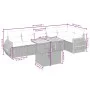 Garden set with 7 pieces of sofas and beige synthetic rattan cushions. by , Garden sets - Ref: Foro24-3272206, Price: 559,69 ...