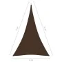 Brown Oxford fabric triangular sail awning 4x5x5 m by vidaXL, Umbrellas - Ref: Foro24-135839, Price: 36,01 €, Discount: %