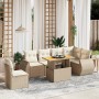 Set sofás de jardín 7 piezas y cojines ratán sintético beige by , Garden sets - Ref: Foro24-3272220, Price: 527,71 €, Discoun...