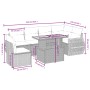 Set sofás de jardín 7 piezas y cojines ratán sintético beige by , Garden sets - Ref: Foro24-3272220, Price: 527,71 €, Discoun...