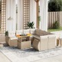 9-piece garden sofa set with beige synthetic rattan cushions by , Garden sets - Ref: Foro24-3272122, Price: 666,67 €, Discoun...