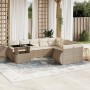 Juego de sofás jardín con cojines beige 10 pzas ratán sintético by , Garden sets - Ref: Foro24-3268768, Price: 782,58 €, Disc...