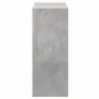 2-level gray concrete plywood shelf 60x30x76.5cm by , Bookcases and shelves - Ref: Foro24-800967, Price: 38,45 €, Discount: %