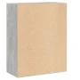2-level gray concrete plywood shelf 60x30x76.5cm by , Bookcases and shelves - Ref: Foro24-800967, Price: 38,45 €, Discount: %