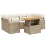 Garden set with 7 pieces of sofas and beige synthetic rattan cushions. by , Garden sets - Ref: Foro24-3271212, Price: 535,26 ...