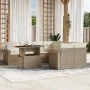 Set de sofás de jardín 9 pzas con cojines ratán sintético beige von , Gartensets - Ref: Foro24-3267168, Preis: 654,80 €, Raba...