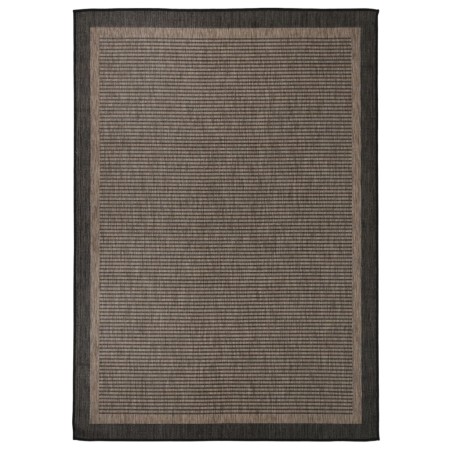 Dunkelbrauner flacher Webteppich für den Außenbereich, 140x200 cm. von , Teppiche - Ref: Foro24-340845, Preis: 53,76 €, Rabat...