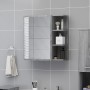 Armario y espejo baño contrachapada gris Sonoma 62,5x20,5x64 cm de , Tocadores de baño - Ref: Foro24-826352, Precio: 66,03 €