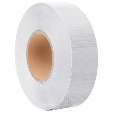 Cinta adhesiva reflectante PVC blanco 5 cm x 50 m von , Straßen- und Verkehrszeichen - Ref: Foro24-153122, Preis: 25,42 €, Ra...